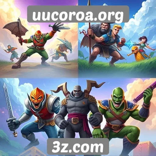 Comparativo de jogos populares no site uucoroa.org